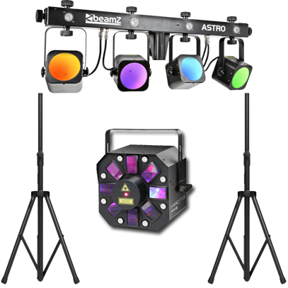 LAP4 PAR BAR Astro + Cameo Storm (3in1) LED Laser Strob