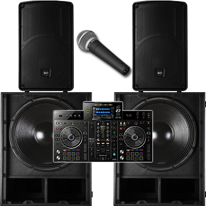 hyra ljud DJ paket 9