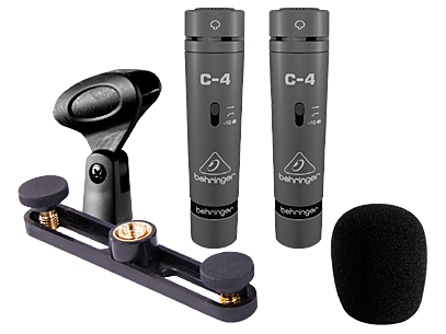 hyra kondensatormikrofon C-4 Behringer